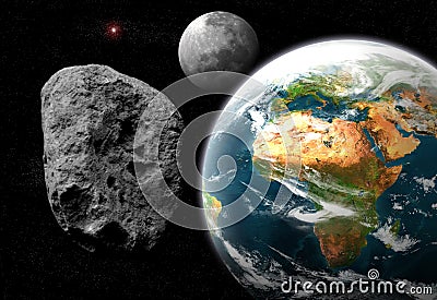 Asteroid Stock Photo