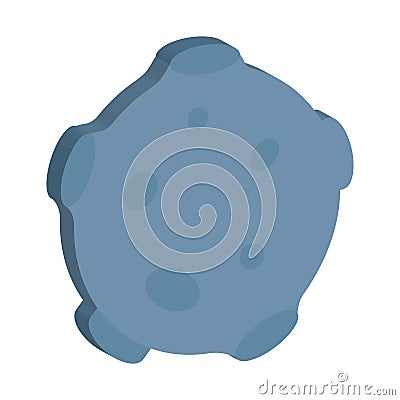 Asteroid Isometric vector icon which can easily modify or edit Vector Illustration