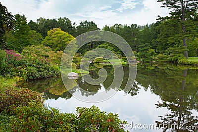 Asticou Azalea Garden Stock Photo