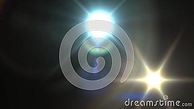 Abstract illustration of splendid spotlights Stock Photo