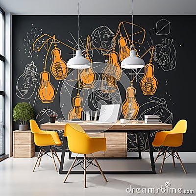 Astonishing Wallpaper: Inventive Ideas Stock Photo