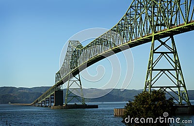 Astoria Megler Bridge Stock Photo