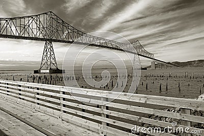 Astoria-Megler Bridge Stock Photo