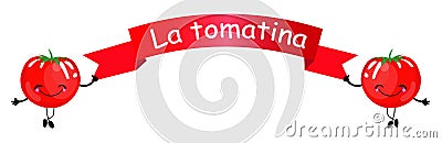 Astract images for la tomatina festival of spain Stock Photo