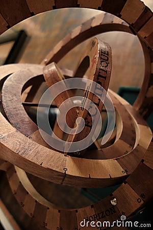 Astrolabe close-up Stock Photo