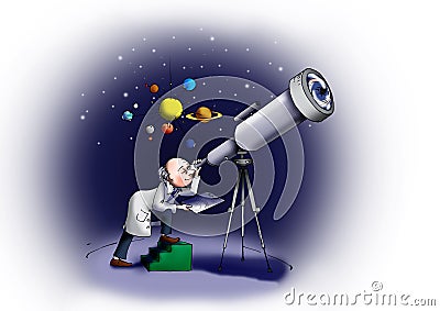 Astrologer Stock Photo