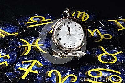 Astrological time Stock Photo