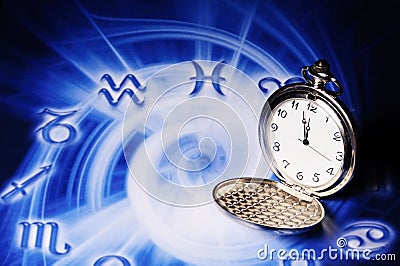 Astrological time Stock Photo