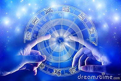 Astrology and love Stock Photo