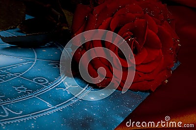 Astrology and love Stock Photo