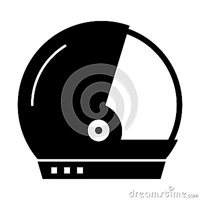 Astronaut Glyph Style vector icon which can easily modify or edit Vector Illustration
