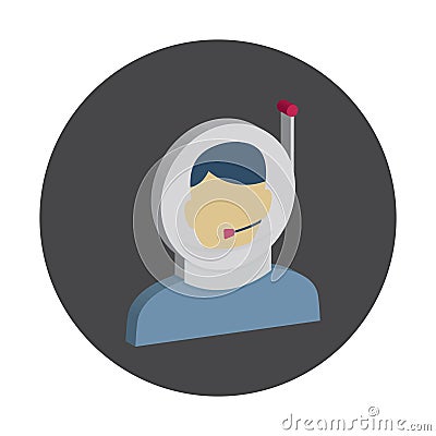 Astronaut Isometric vector icon which can easily modify or edit Vector Illustration