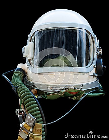 Astronaut/pilot helmet Stock Photo