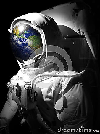 Astronaut Space Man Stock Photo