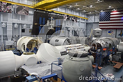 Astronaut Training Facility at Space Center Houston in Texas Editorial Stock Photo