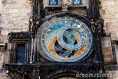 Astronimical clock in Prague, Czech Republic Stock Photo