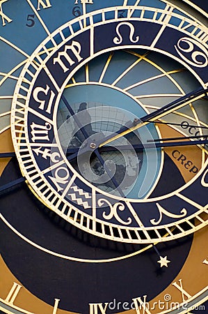 Astronomic Clock Stock Photo