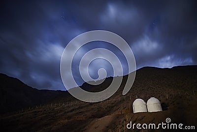 Astronomic observatory in Elqui Valley Stock Photo