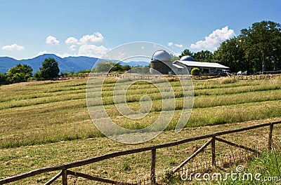 Astronomic observatory in San Marcello, Pistoia, Italy Stock Photo