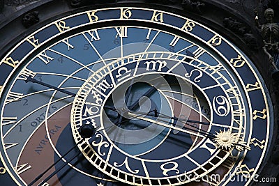 Astronomical Clock Stock Photo