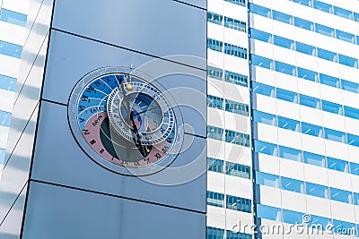 astronomical clock at shinjuku, Tokyo Stock Photo