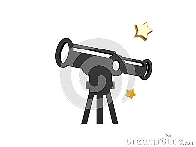 Astronomical telescope Stock Photo