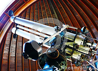 Astronomical telescope Stock Photo