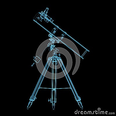 Astronomical telescope Stock Photo