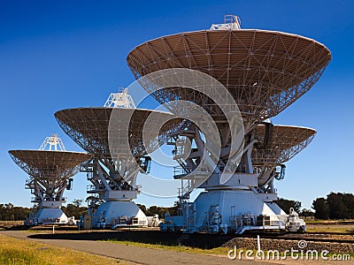 Astronomy 4 antenna Stock Photo