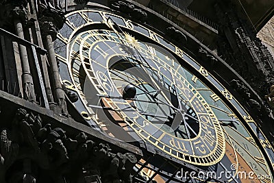 Astronomy clock Stock Photo