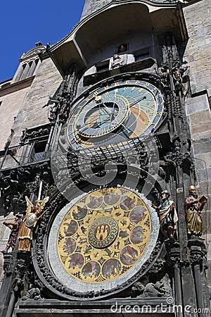 Astronomy clock Stock Photo