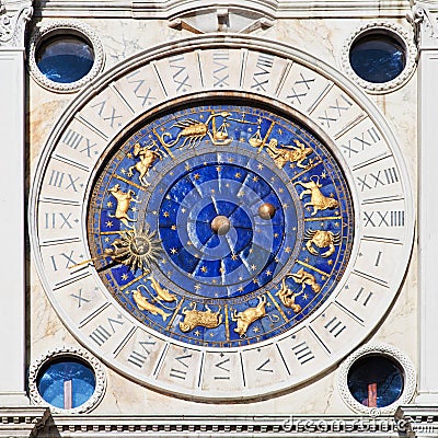 Astronomy clock Stock Photo