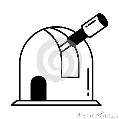 Astronomy Glyph and Line mixing Vector icon which can easily modify or edit Vector Illustration