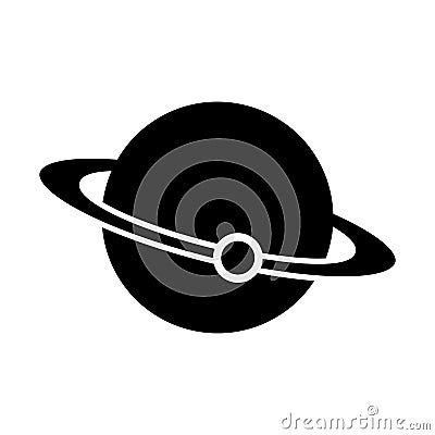 Astronomy Glyph Style vector icon which can easily modify or edit Vector Illustration