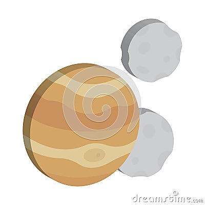 Astronomy Isometric vector icon which can easily modify or edit Vector Illustration