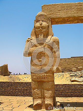 Aswan, Egypt: Temple of Kalabsha in Lake Nasser Stock Photo