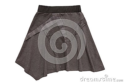 Asymmetric flared skirt Stock Photo