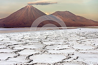 Atacama Desert in Chile Stock Photo