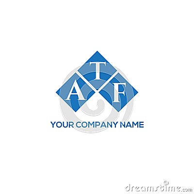 ATF letter logo design on white background. ATF creative initials letter logo concept. ATF letter design Vector Illustration