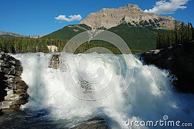 Athabasca falls Stock Photo