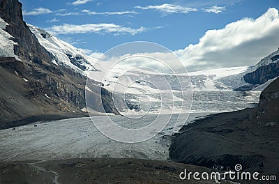 Athabasca Glacier Stock Photo