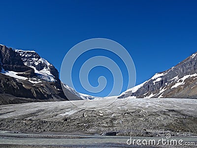 Athabasca Glacier, Icefields Parkway, Canada Stock Photo