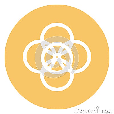 Atheist symbol Isolated Vector Icon which can easily modify or edit Stock Photo