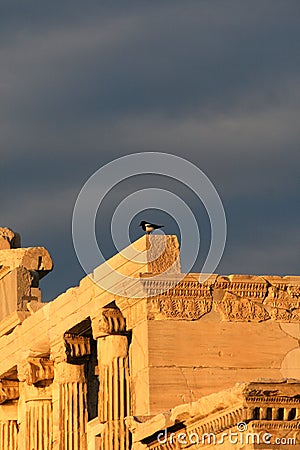 Athens, Greece - Erechtheum detail Stock Photo