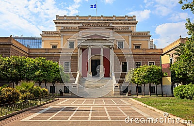 Athens, Greece - National historical museum Editorial Stock Photo