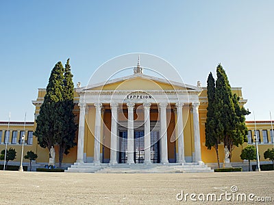 Athens Greece, Zappeion neoclassical building Editorial Stock Photo