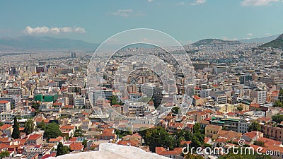 Athens, seen from the Acropolis Stock Photo