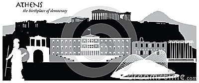 Athens Vector Illustration