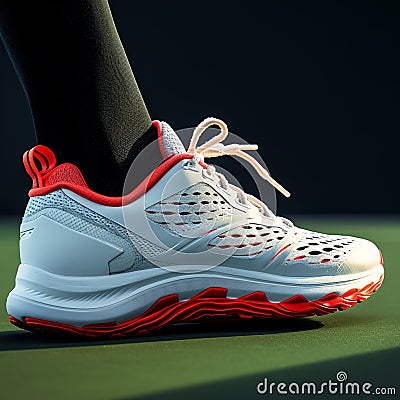 Athletic footwear Sneakers crafted for running and sports activities Stock Photo