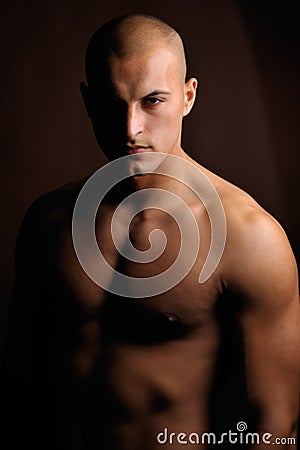 Athletic young man Stock Photo